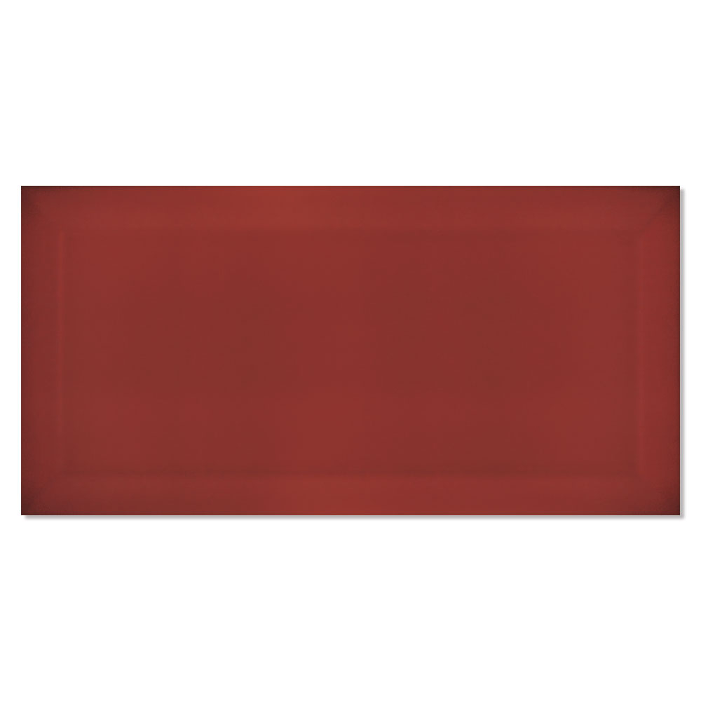 Veggflis Metro Fasat Rød Blank 8x15 cm
